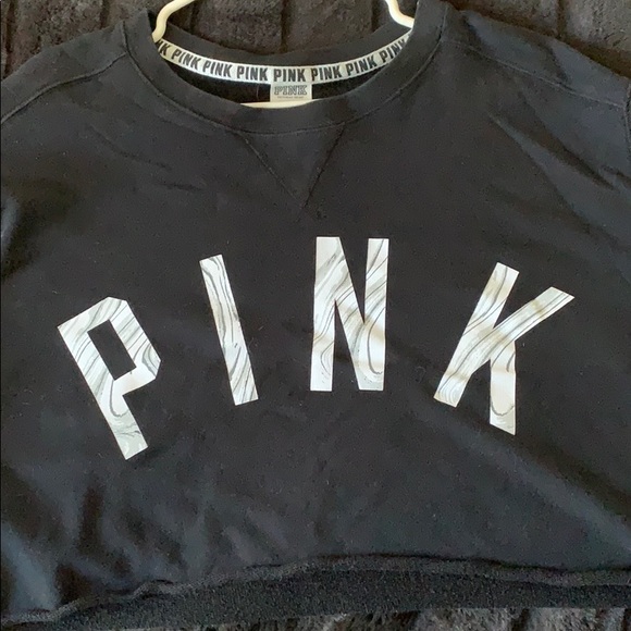 Victoria’s Secret Pink Cropped Crewneck - Picture 2 of 3